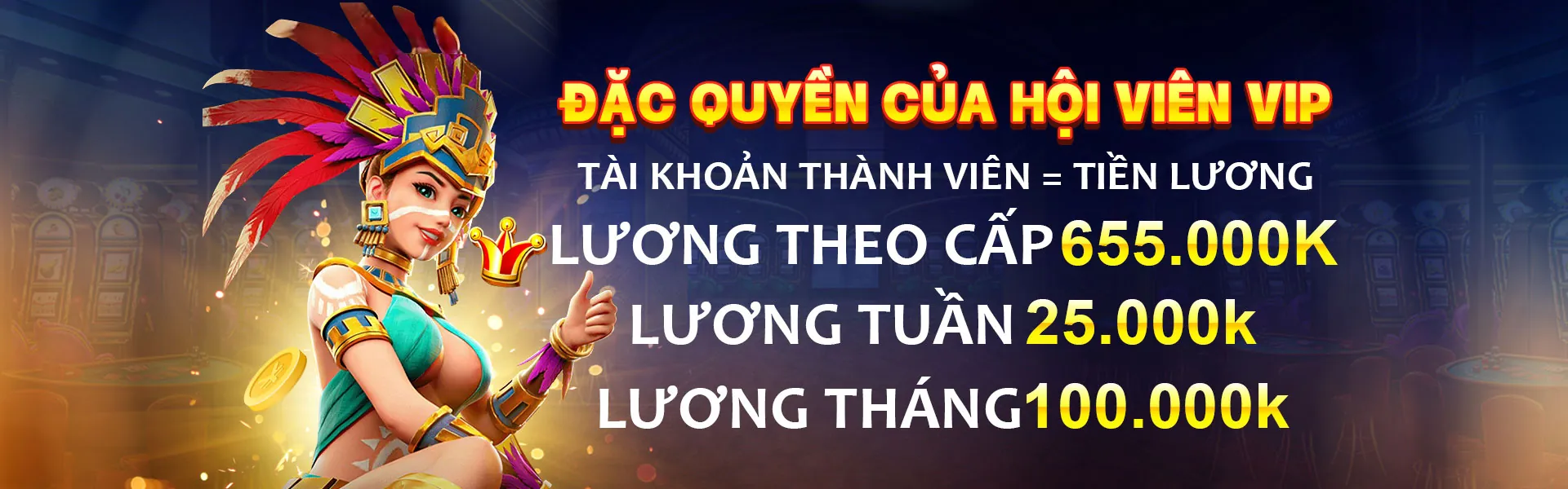 Hình ảnh sang trọng của chương trình VIP Happyluke Code
